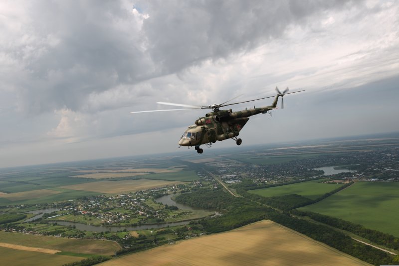 Полет на военном вертолете