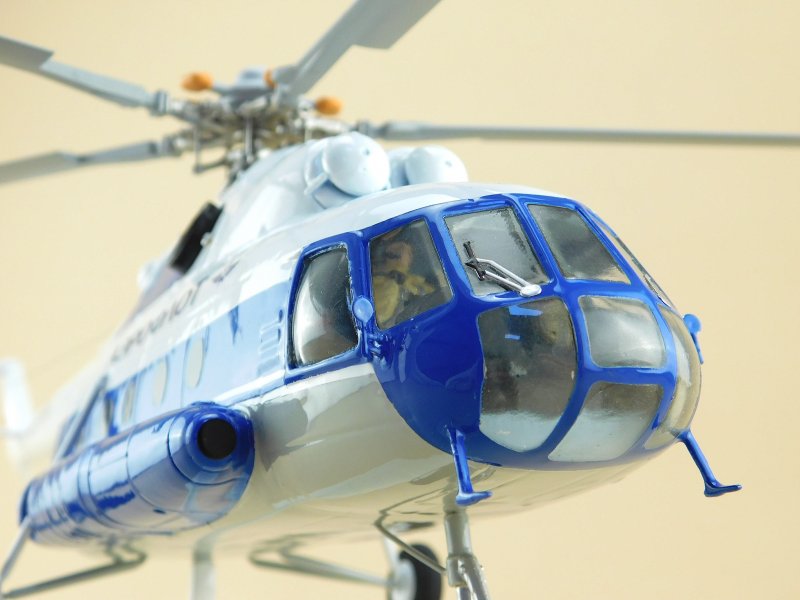 87244 Вертолёт mil mi-2urp Hoplite antitank variant (Hobby Boss) 1/72