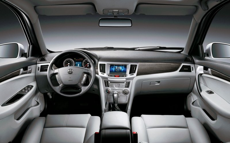 Haval f7 белый салон