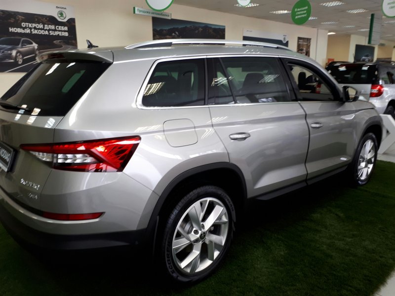 Skoda Kodiaq серебристый
