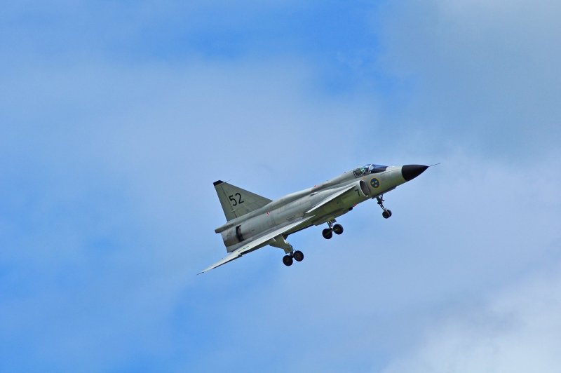 Закабинное пространство самолета Viggen