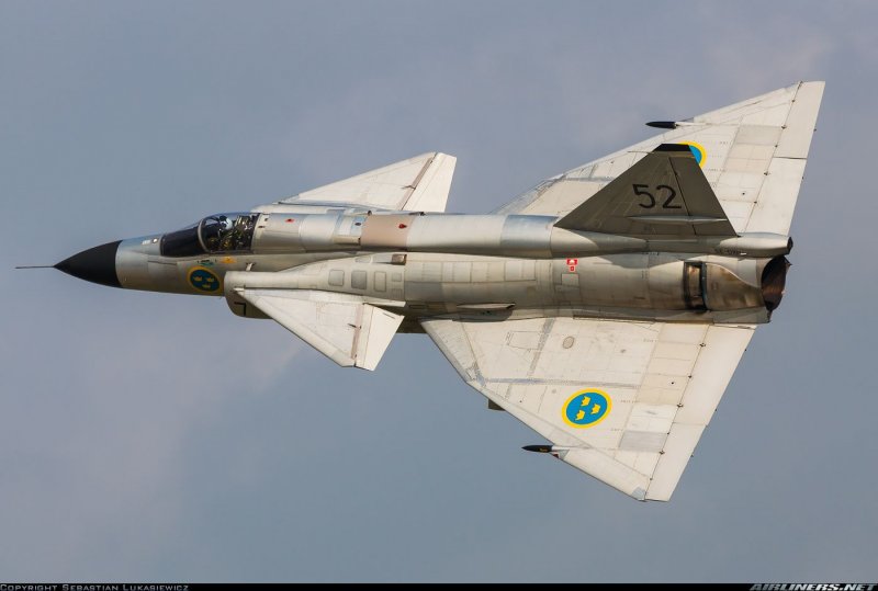 Шведский истребитель Saab Viggen