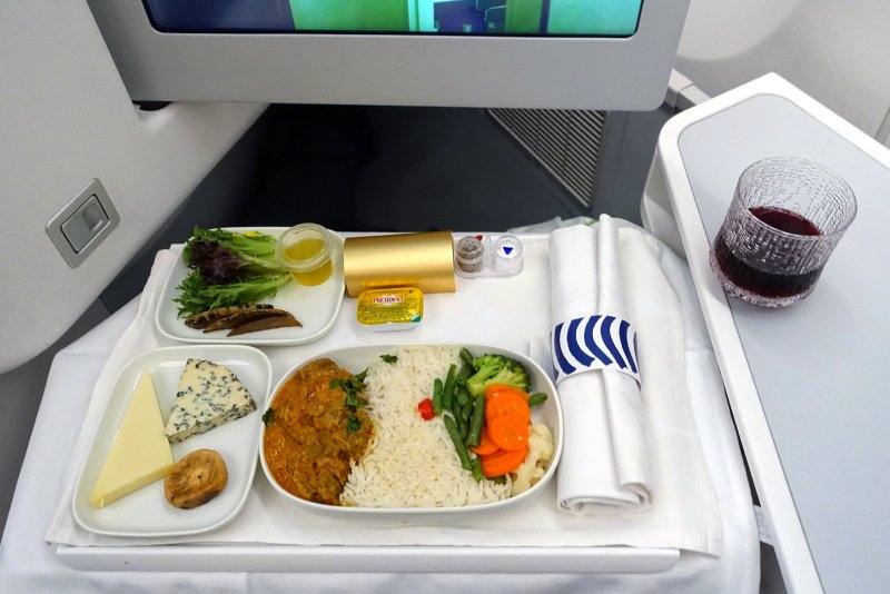 Cathay Pacific Airways еда