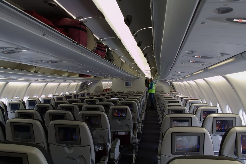Airbus a330-200 внутри