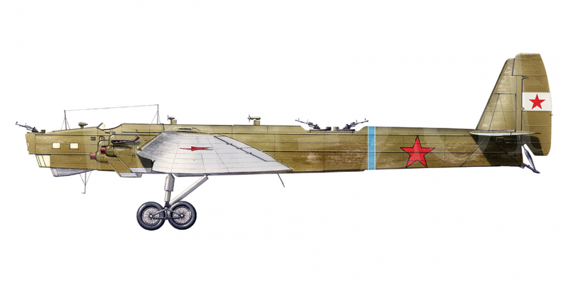 Тяжелый бомбардировщик ТБ-3 (ант-6)