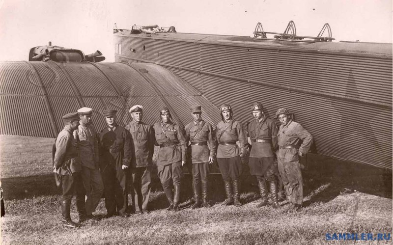 Горящий ТБ-3