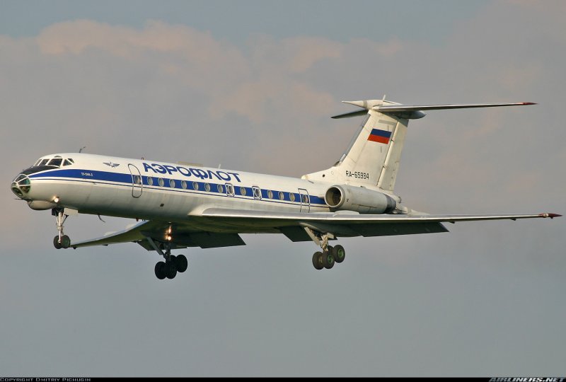 Самолет Туполев ту-134
