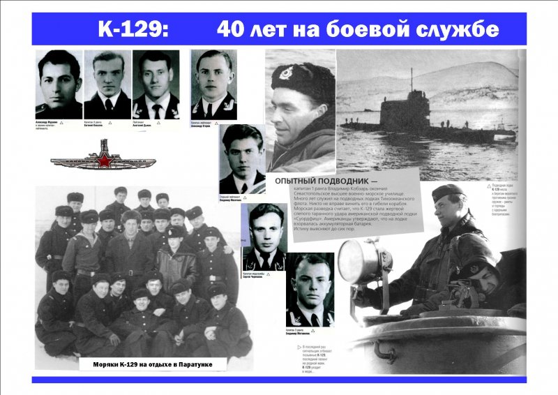 К-129 подводная лодка подъем