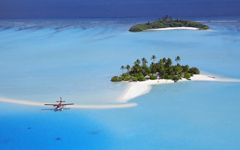Soneva Fushi гидросамолет