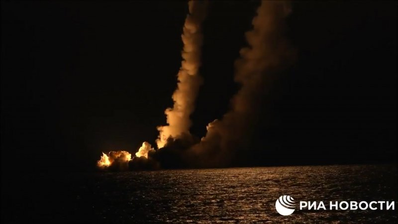 Пуск булавы с подводной лодки
