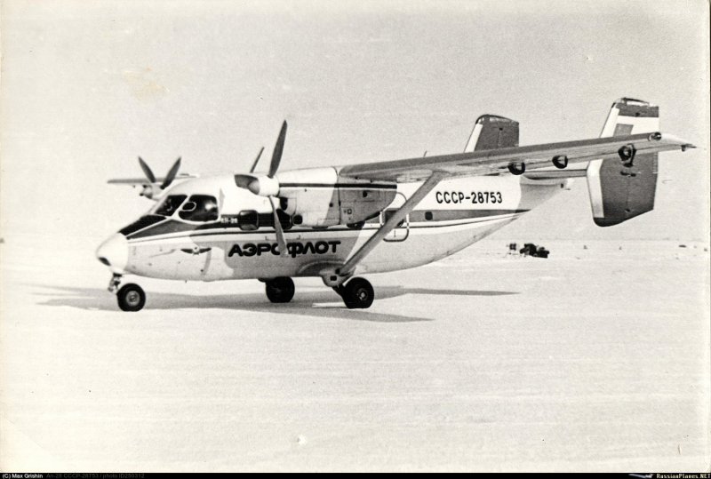 АН-28 вид сверху