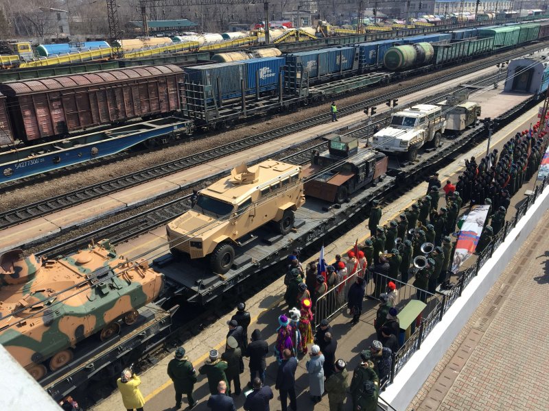 Военный эшелон караул