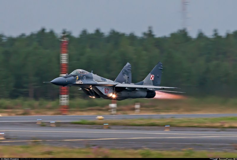 Истребитель миг-29 ВВС Польши