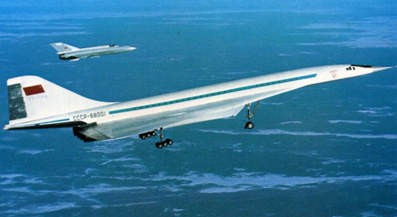 Ту-144 сверхзвуковой самолёт 1968