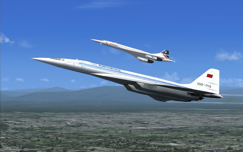 Ту-144 сверхзвуковой самолёт