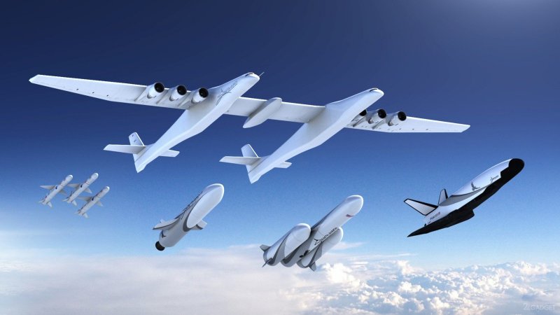 Stratolaunch первый полет