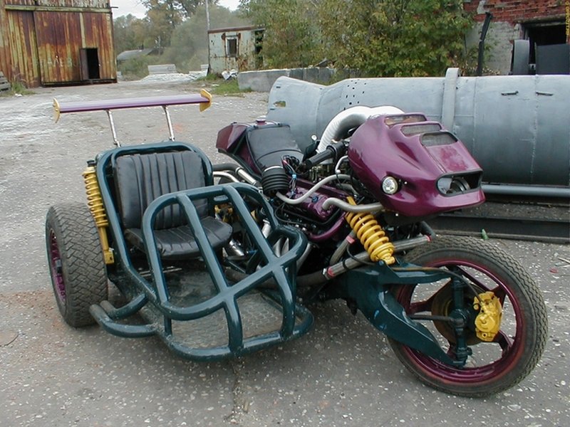 Мотоцикл с ДВС от ГАЗ 53