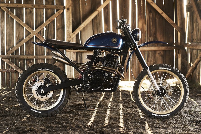 Скремблер на базе Honda gb250