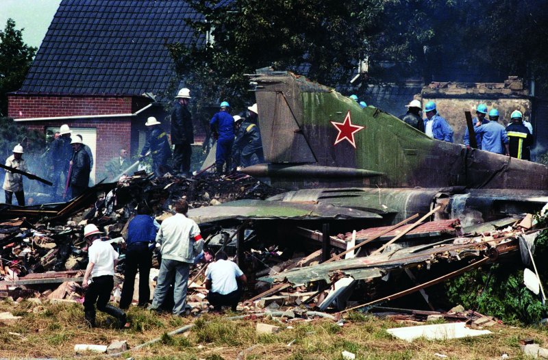 Катастрофа миг-23 в Бельгии 4 июля 1989 года