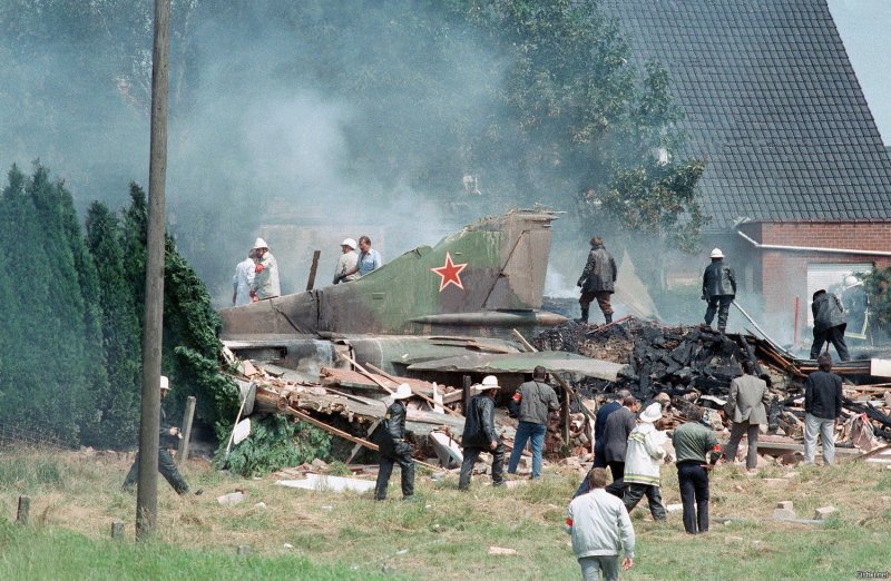 1989 Катастрофа миг 23 в Бельгии