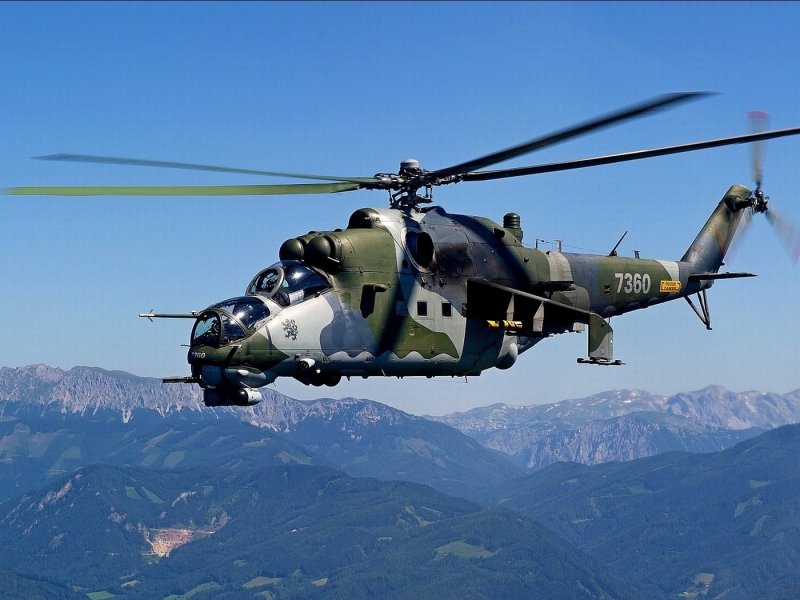 Вертолет mil mi 24 hind