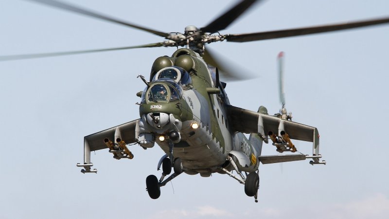 Боевой вертолёт ми-24