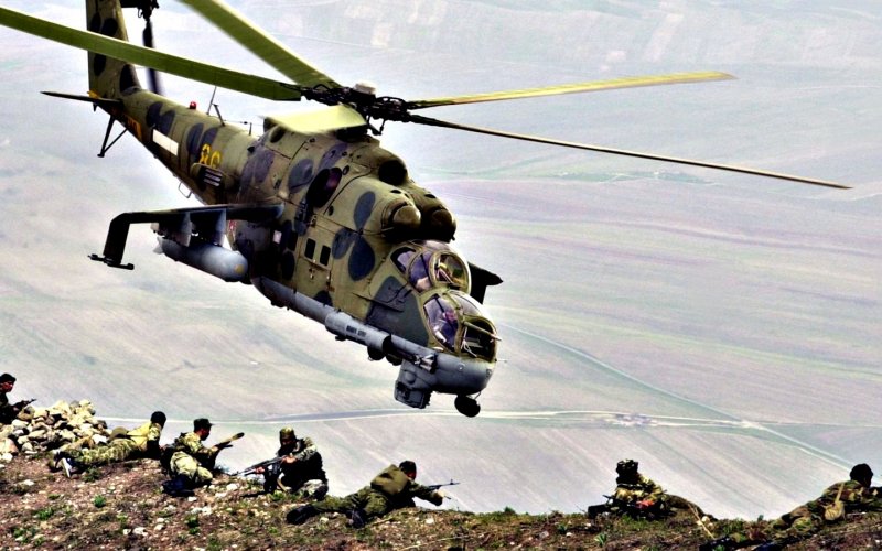 Боевой вертолёт ми-24