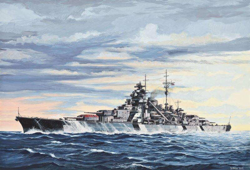 Линкор Кригсмарине бисмарк