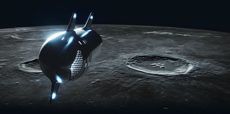 Starship на Луне