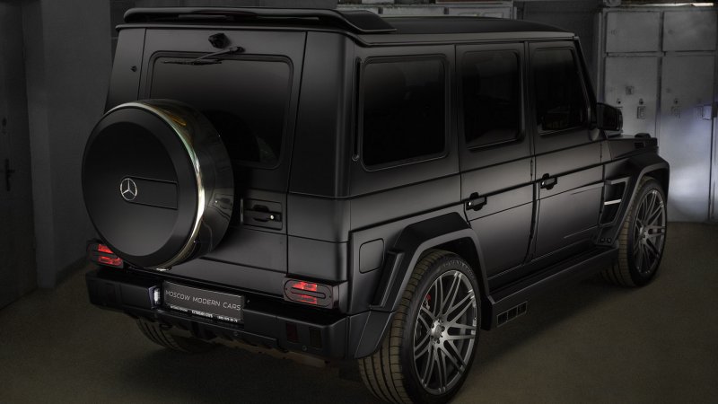 G63 Brabus черный матовый