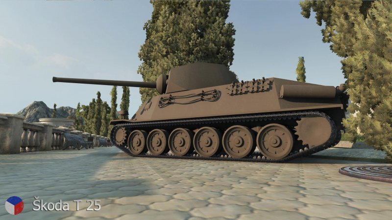 Шкода т25 WOT