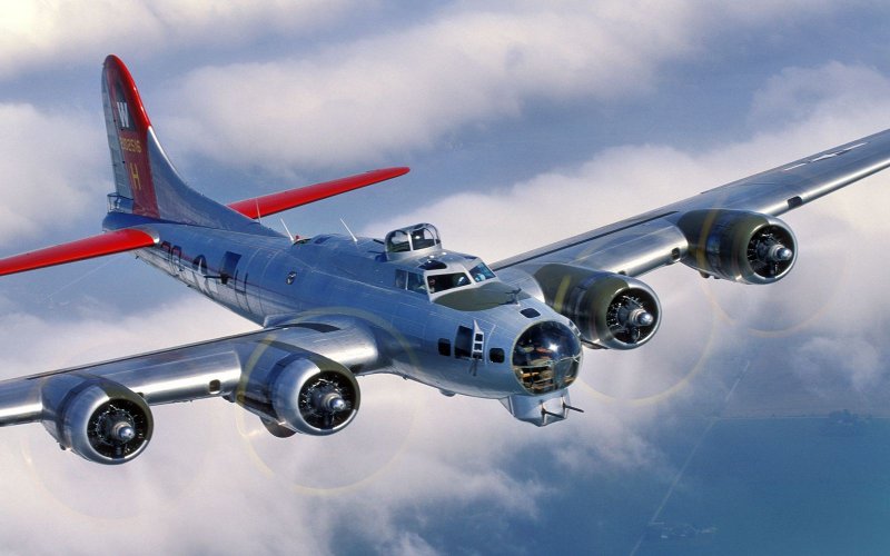B17 бомбардировщик