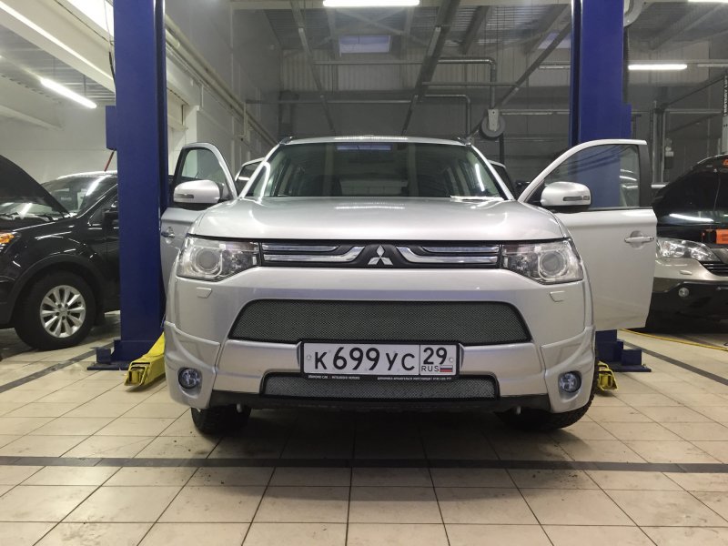 Mitsubishi Outlander 3 пороги Samurai
