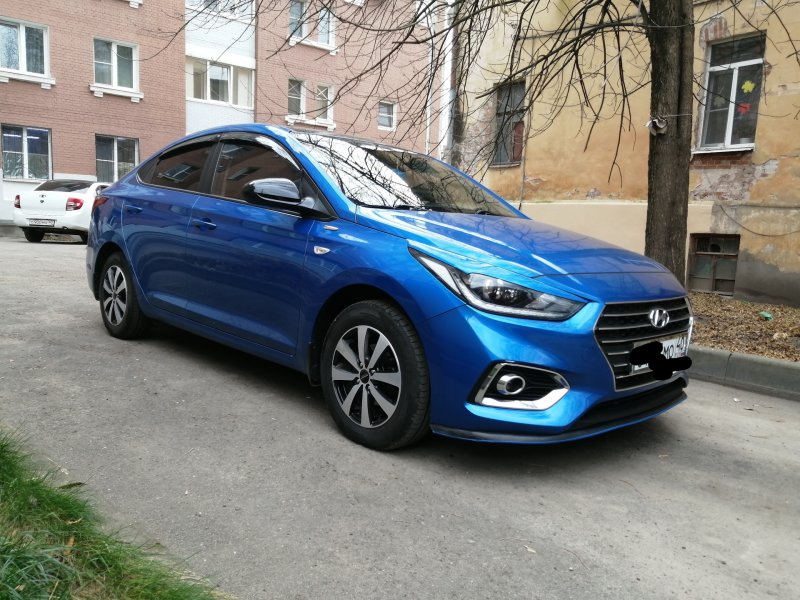 Hyundai Solaris 2018 Blue