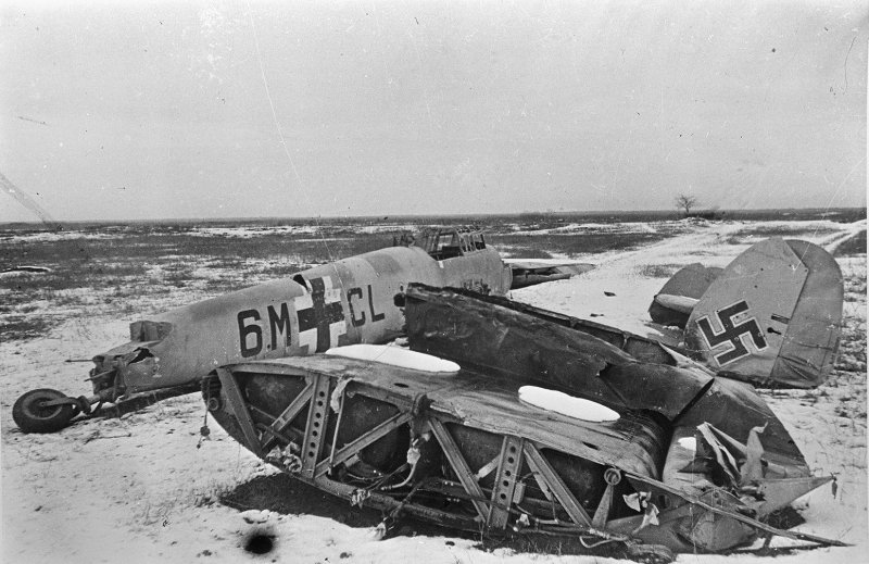 Messerschmitt bf 110 сбитый