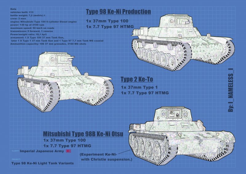 Type 98 ke-ni чертеж