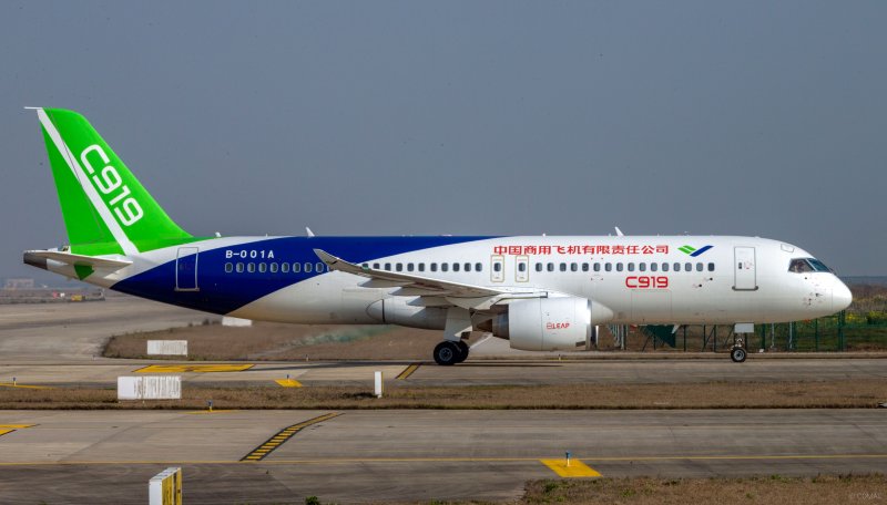 Comac c919 российские авиакомпании