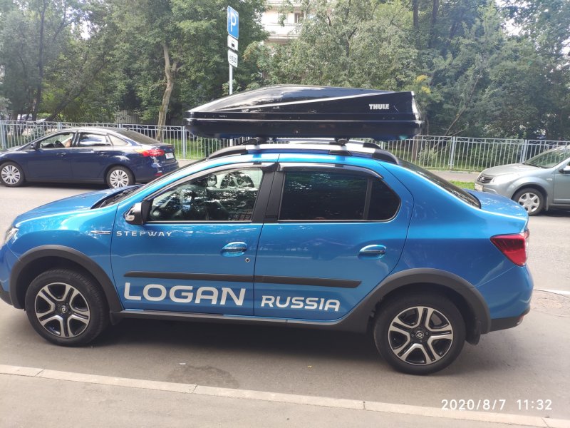 Багажник на крышу Рено Логан степвей