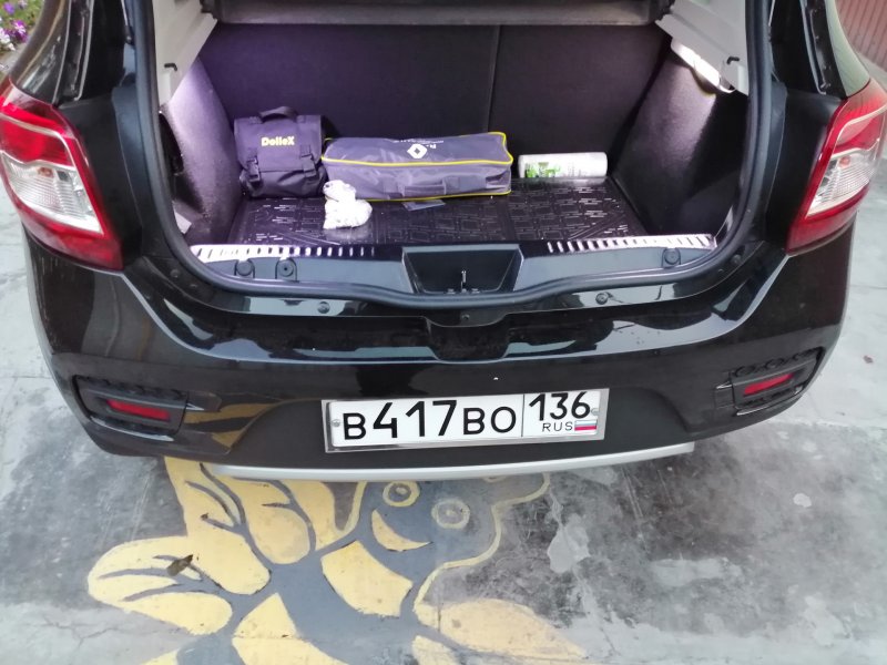 Renault Sandero Stepway 2019 багажник