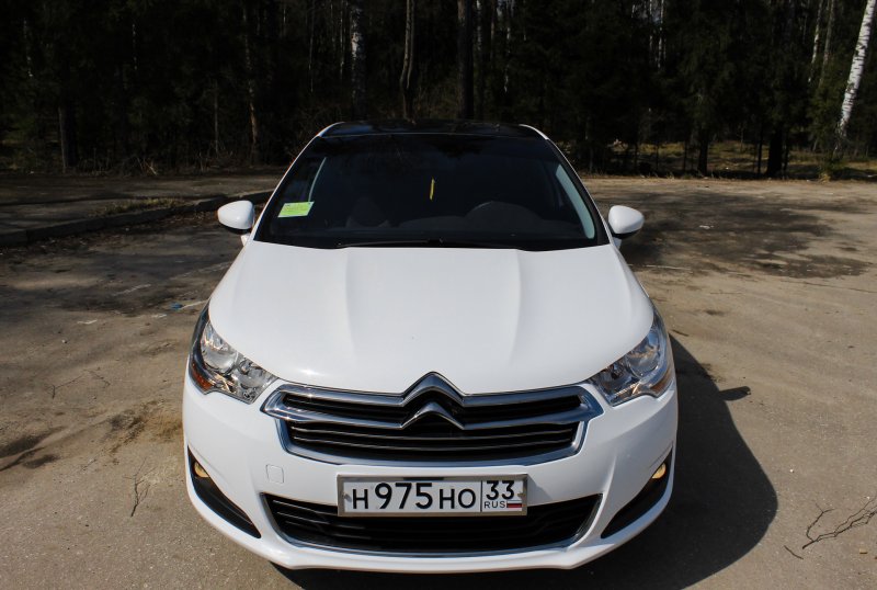 Ситроен с4 седан белый 2014