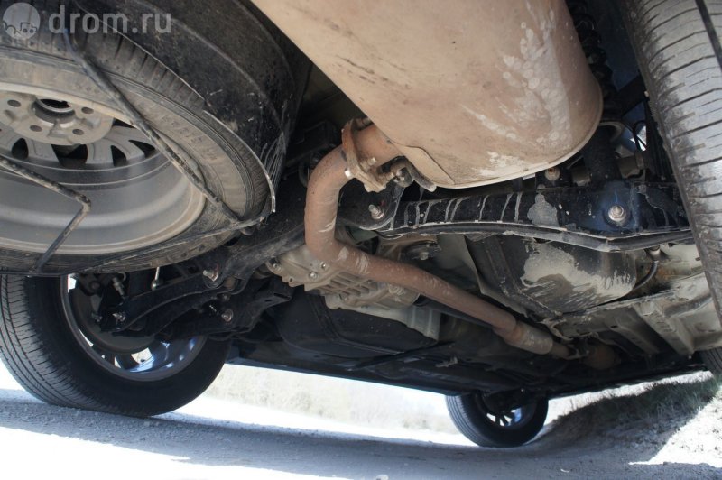 Mitsubishi Outlander XL снизу