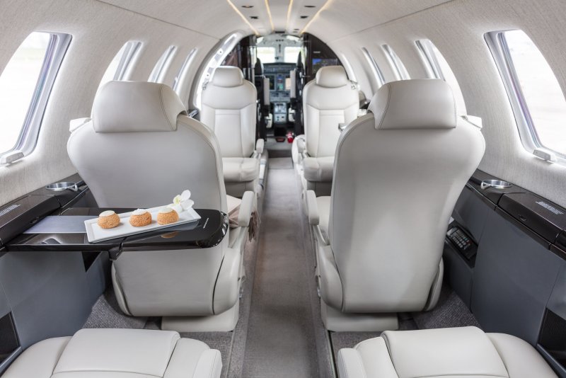 Cessna Citation cj4 салон