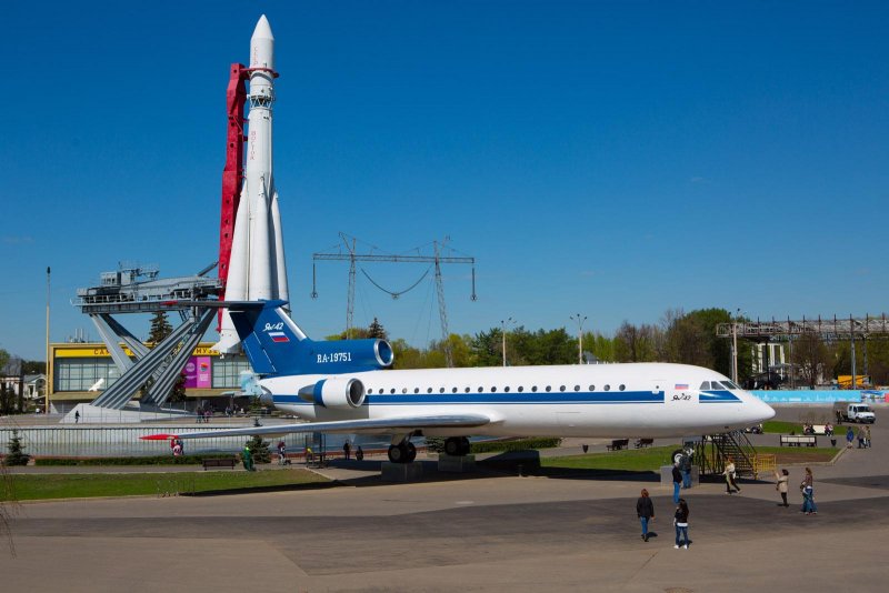 Ту-154 ВДНХ кабина