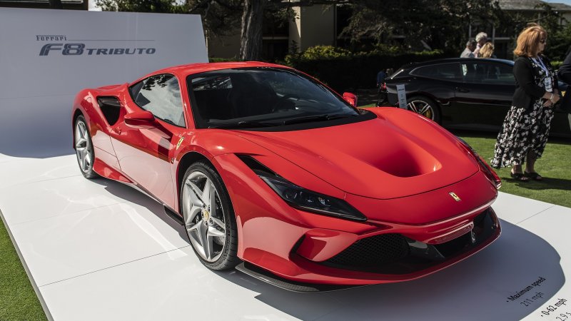 Ferrari f8 tributo черная