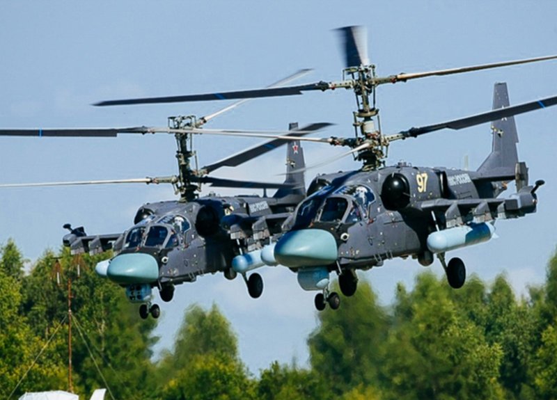 Боевой вертолет ка-52