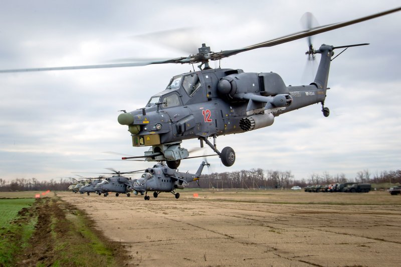 Вертолёт ВВС России ночной охотник