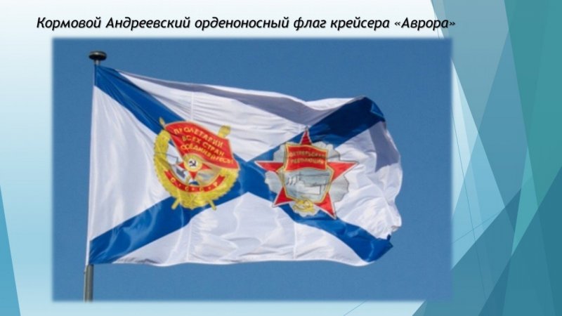 Кормовой флаг крейсера Аврора