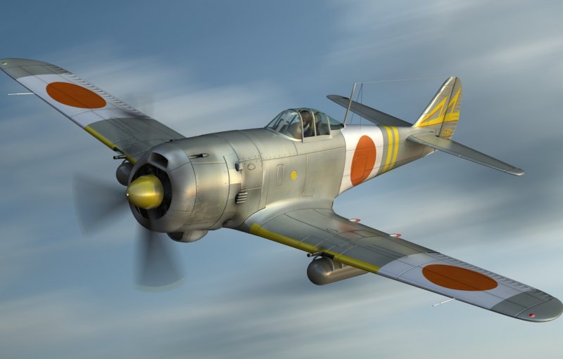 Самолет Nakajima ki84 Hayate