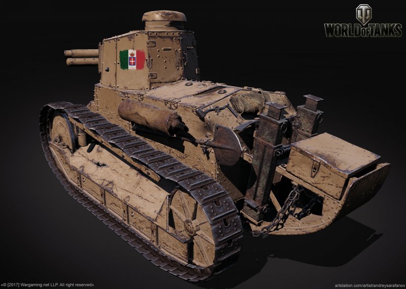 Fiat 3000 Tank model