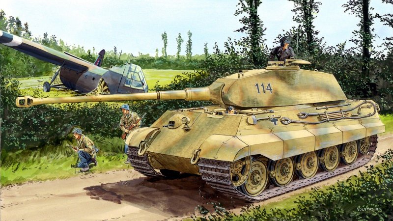 Panzerkampfwagen vi Ausf. B «Tiger II», «тигр II»